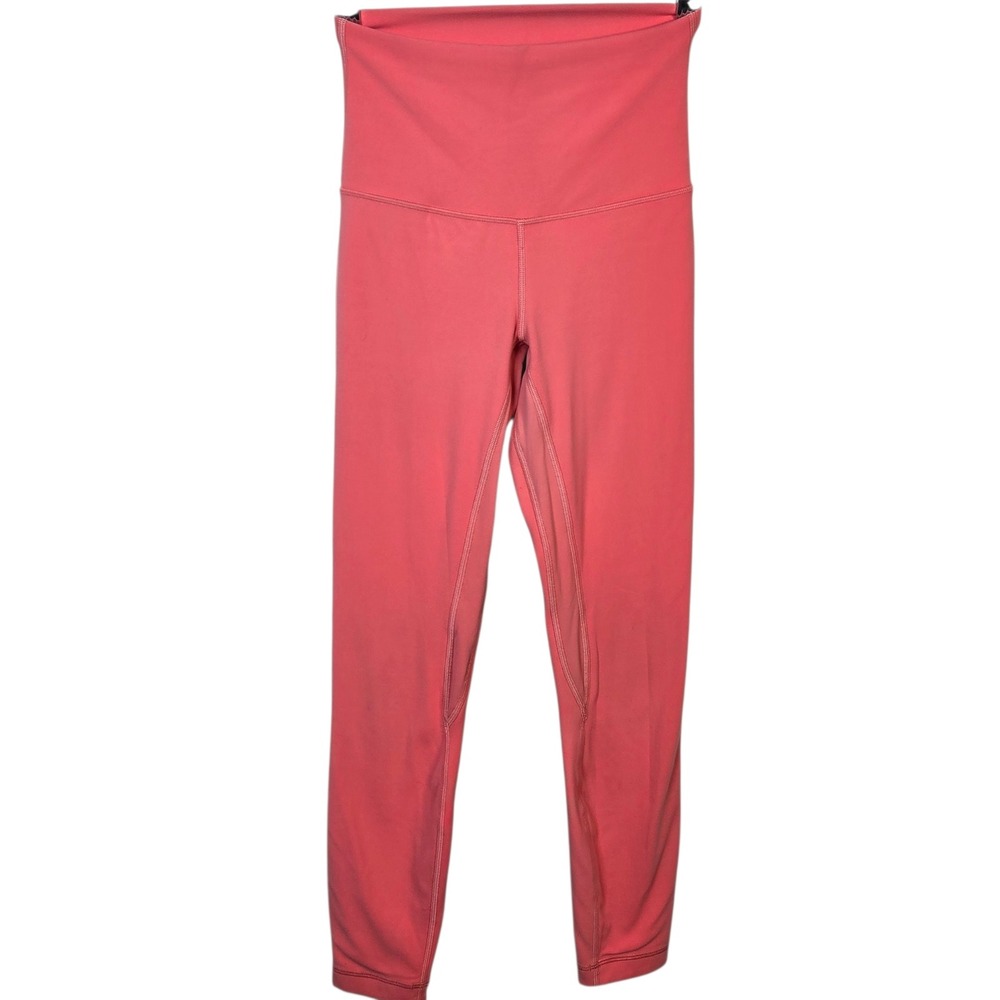 Lululemon Align High Rise 25 Inch‎ Leggings Coral Pink W5CTCS Women's Size 2